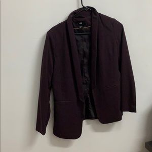 Burgundy Blazer